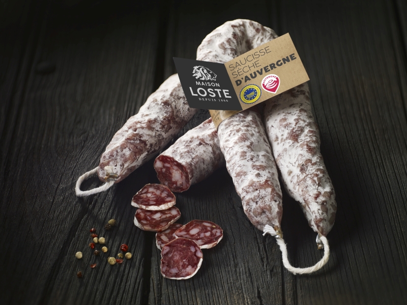 saucisse sèche auvergne maison loste