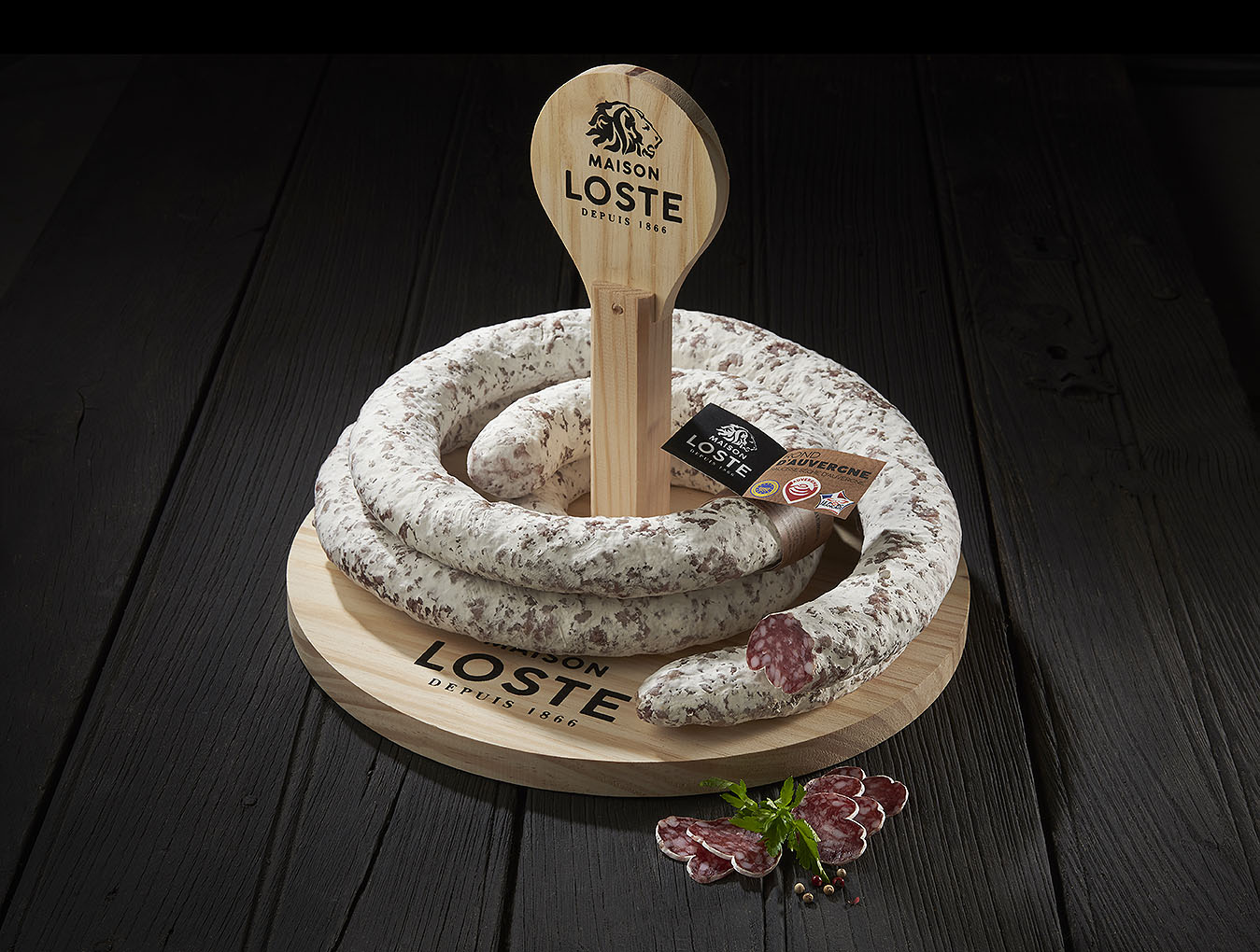 rond d'auvergne saucisson maison loste