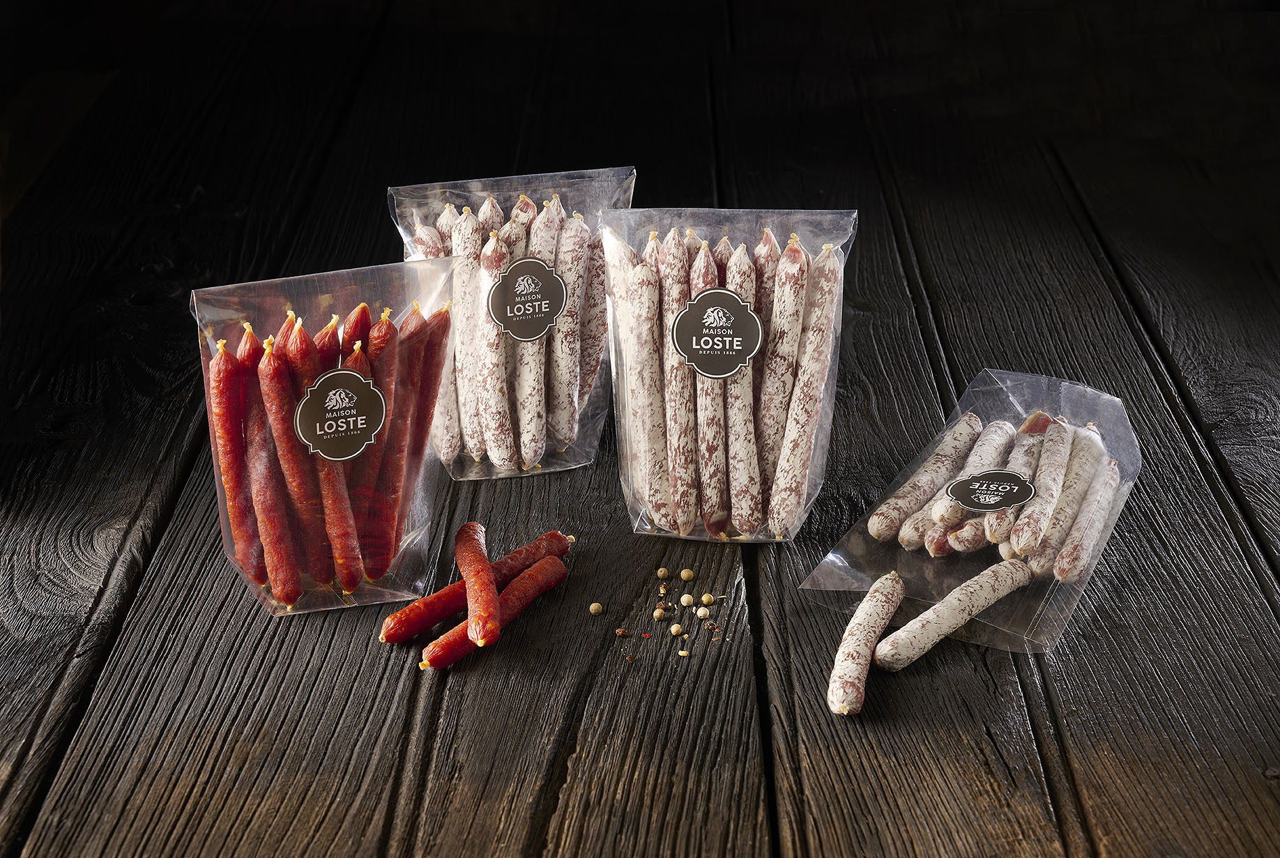 mini stick saucisson chorizo nature