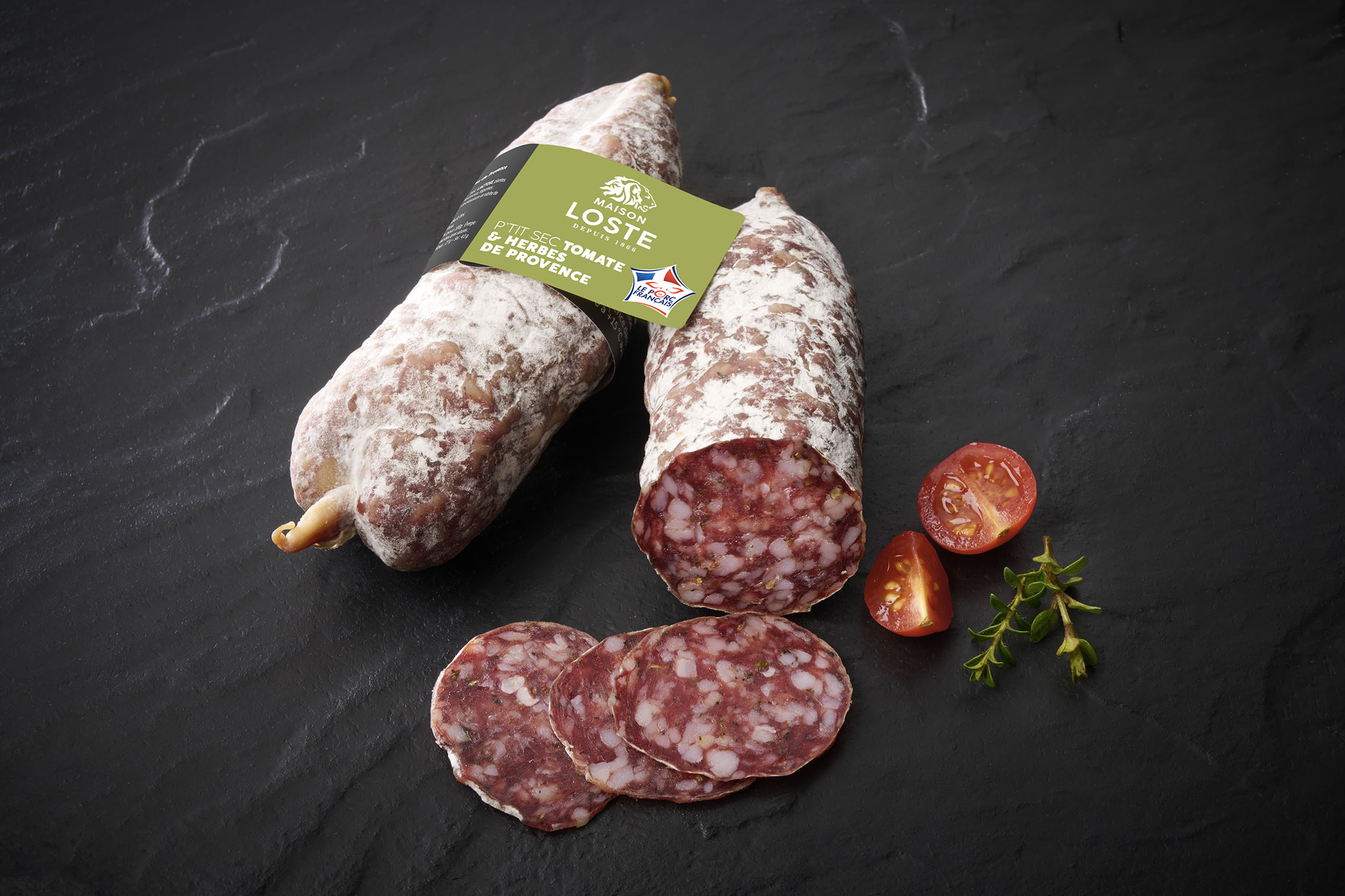 ptit sec tomate herbes provence saucisson maison loste