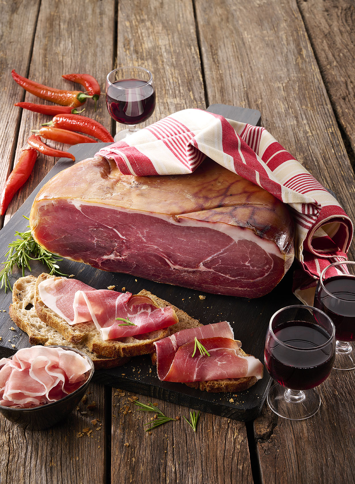 jambon sec découpé maison loste