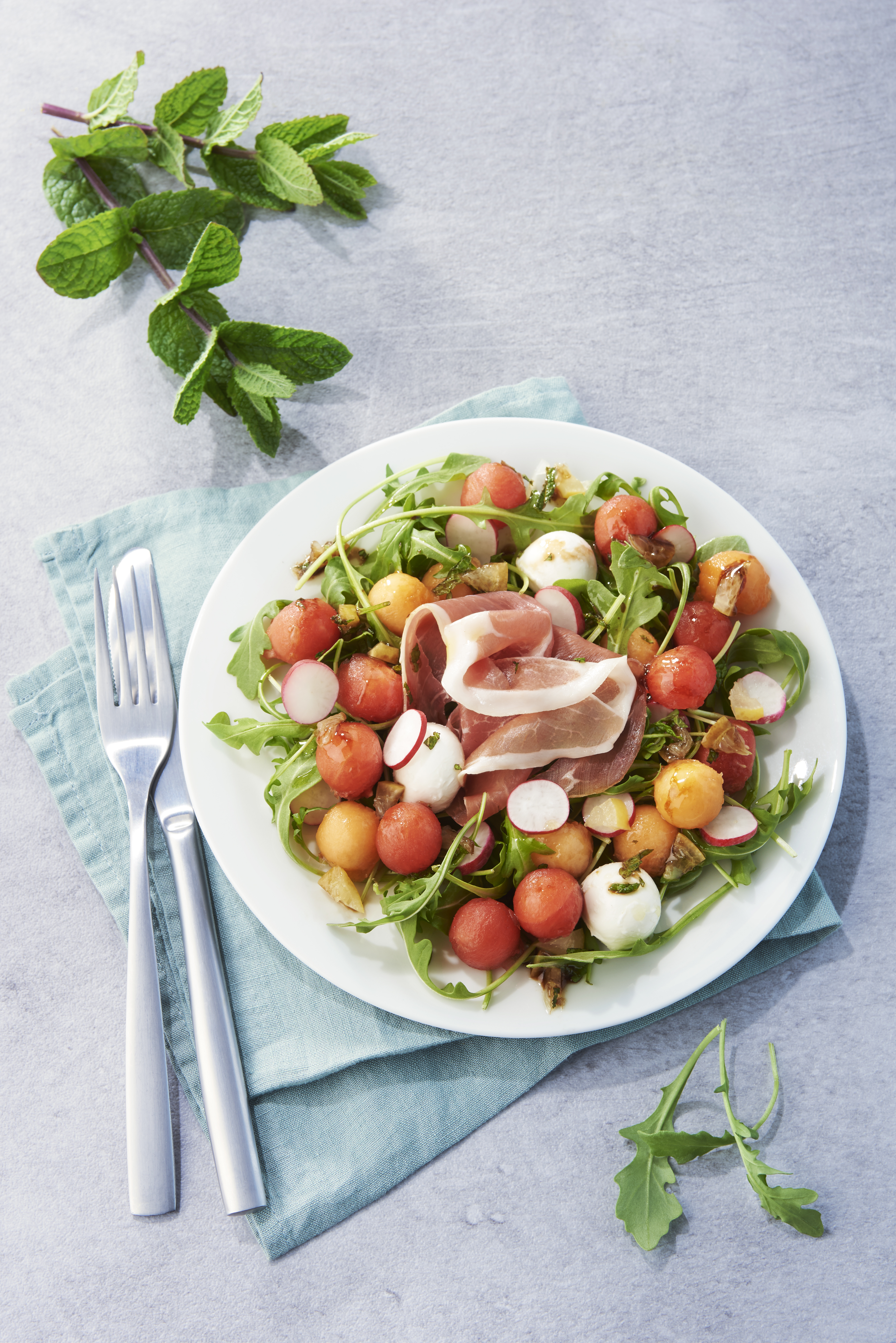 salade au jambon cru italien