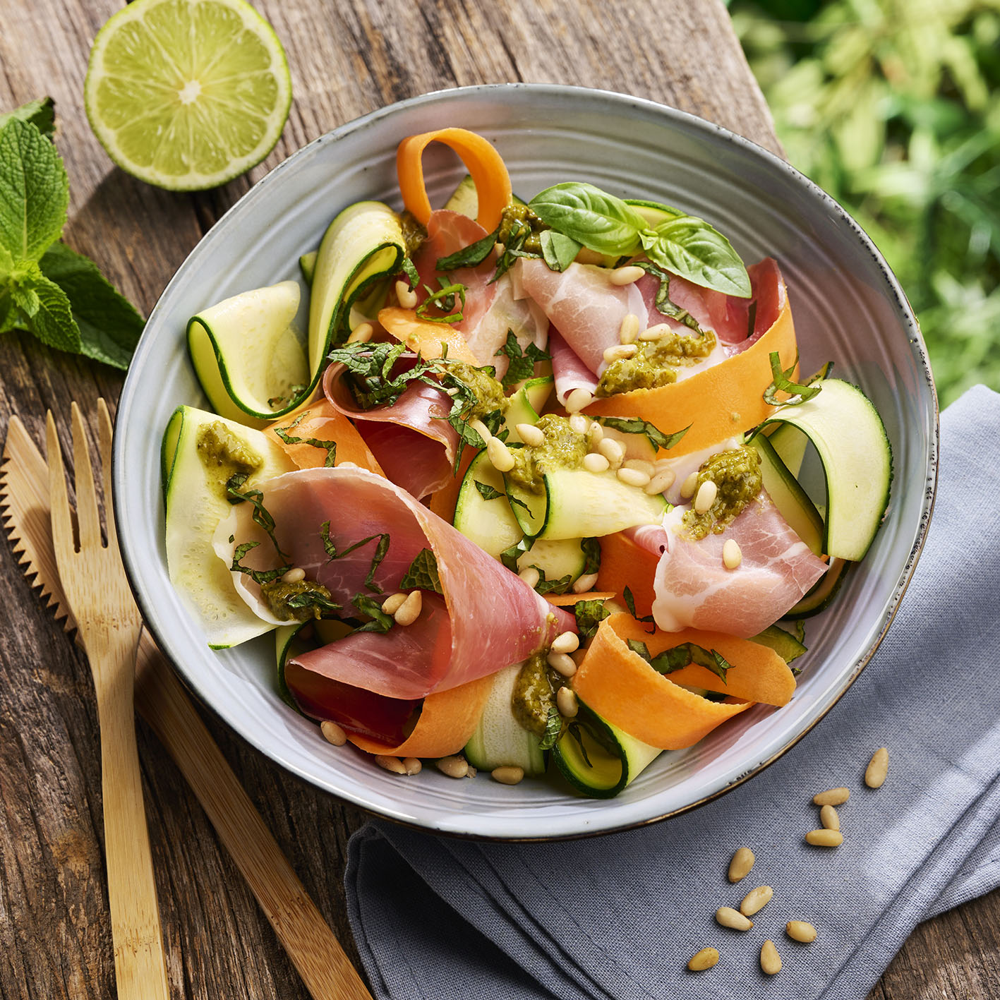 salade au jambon cru italien