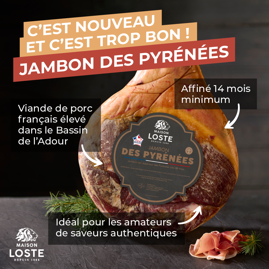 jambon sec français