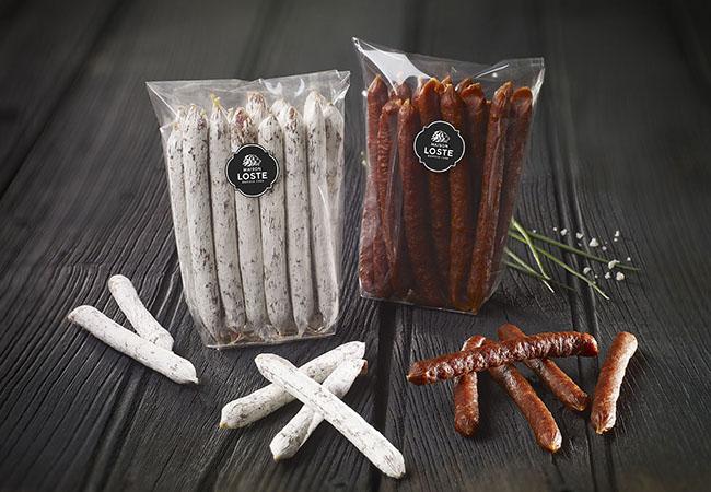 Mini sticks chèvre piment Mini sticks chèvre & piment | mini saucissons Maison Loste